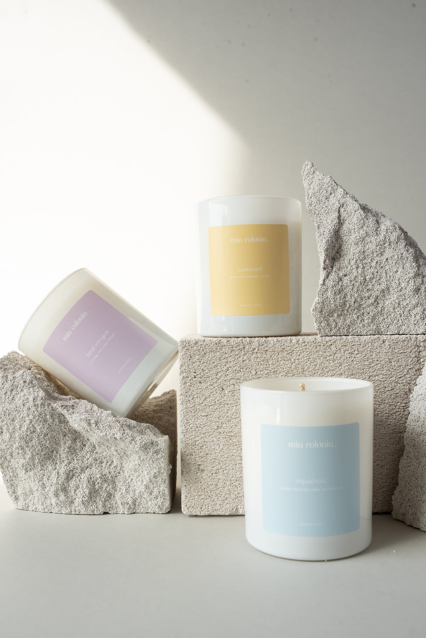 “Sunkissed” Armonica scented candles 100% natural rapeseed wax 250g