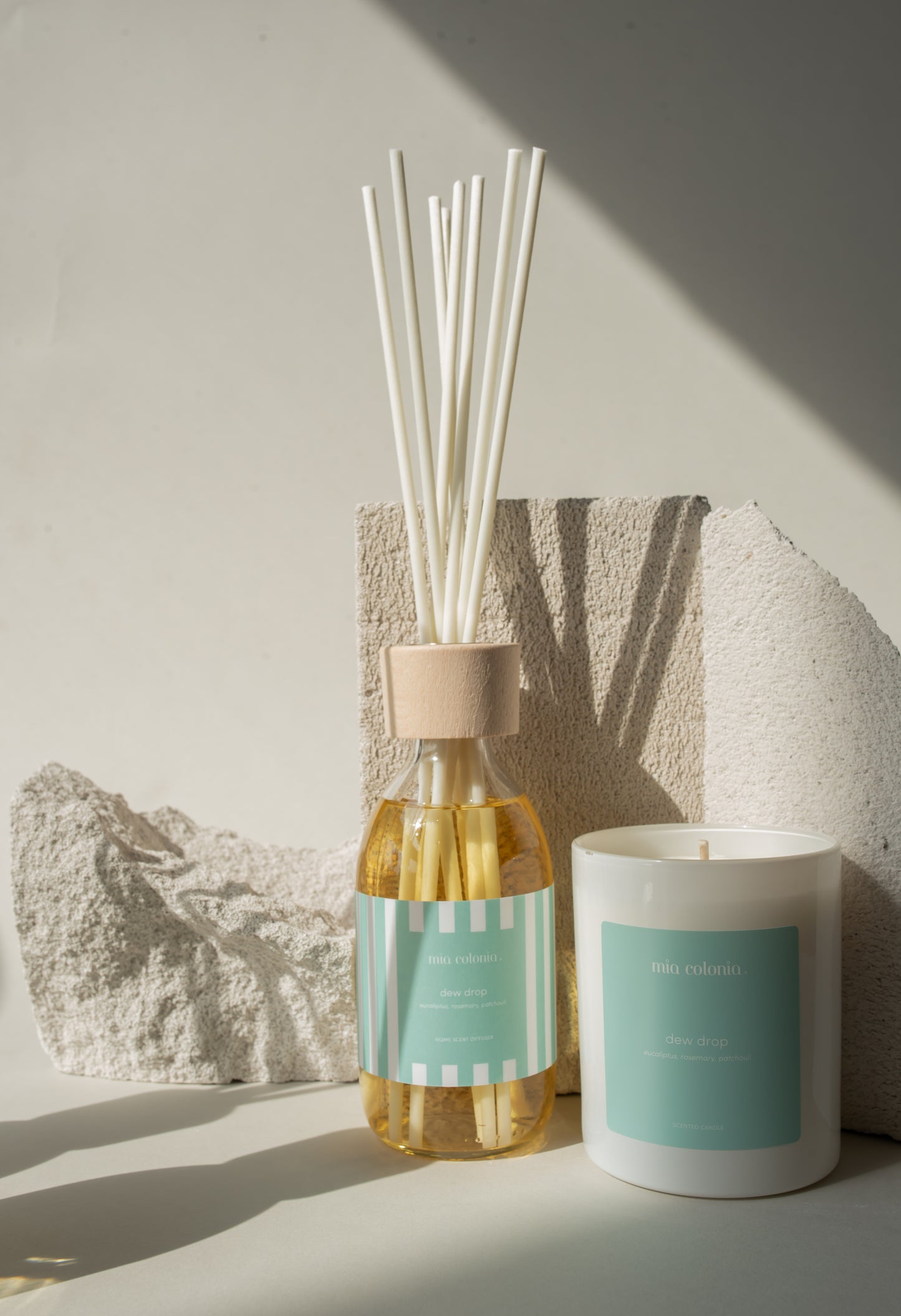 "Dew Drop" Armonica scented candles 100% natural rapeseed wax 250g