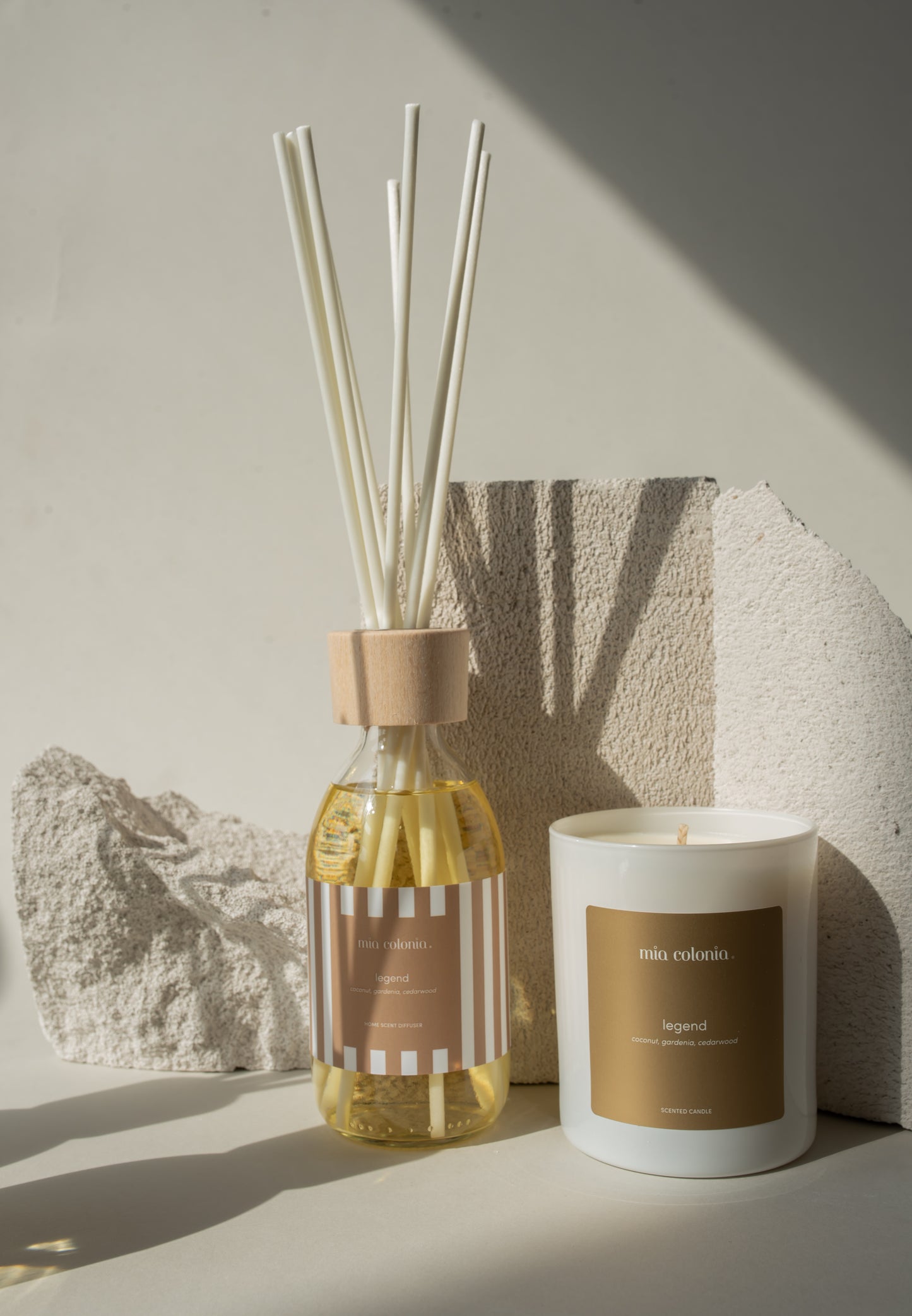 "Legend" Armonica scented candles 100% natural rapeseed wax 250g