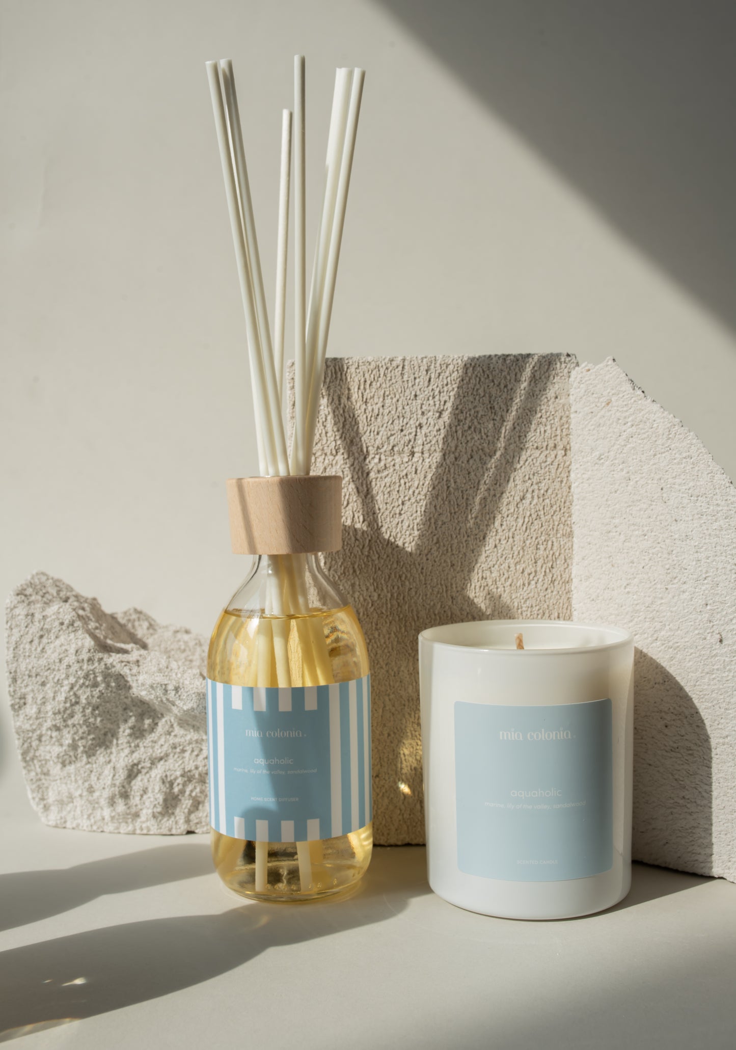 “Aquaholic” Armonica scented candles 100% natural rapeseed wax 250g