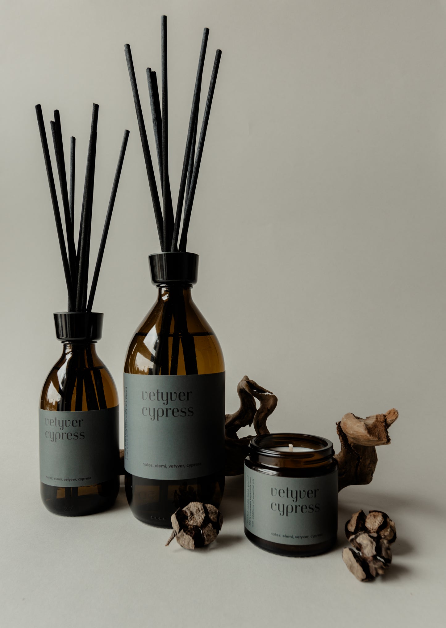"Vetyver & Cypress" fragrance diffuser