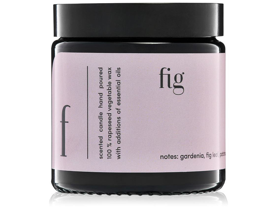 "Fig" scented candle 100% natural rapeseed wax 120g