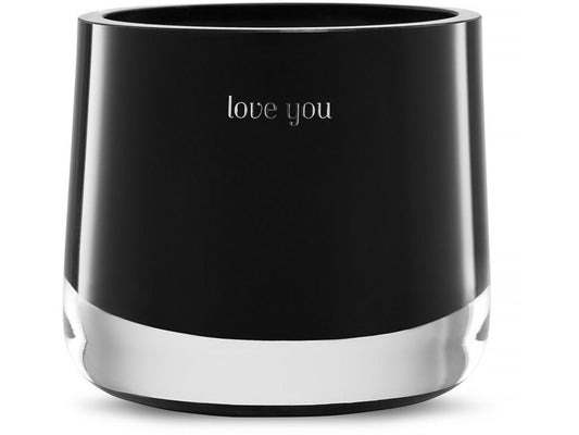 Black message candle 160g