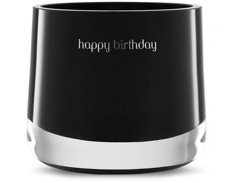 Black message candle 160g