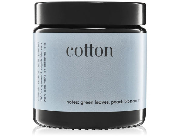 Scented candle minimal Cotton