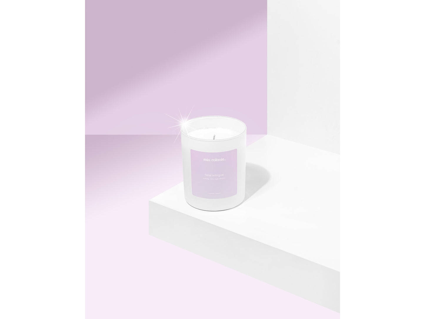 “Fatal Intrigue” Armonica scented candles 100% natural rapeseed wax 250g