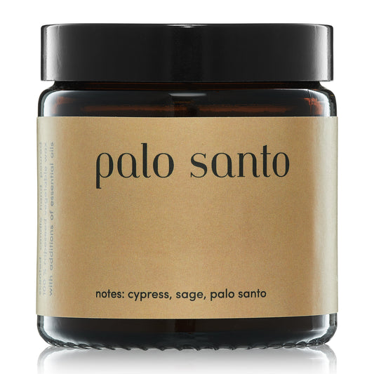 "Palo Santo" scented candle 100% natural rapeseed wax 120g