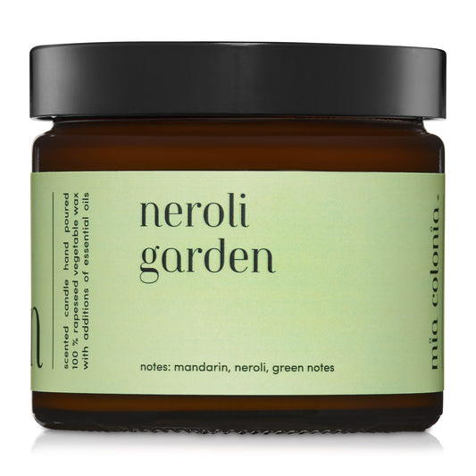 "Neroli Garden" scented candle 100% natural rapeseed wax 250g