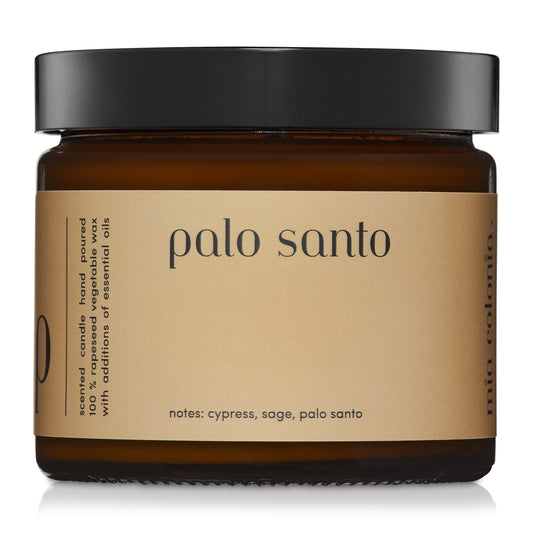 "Palo Santo" scented candle 100% natural rapeseed wax 250g