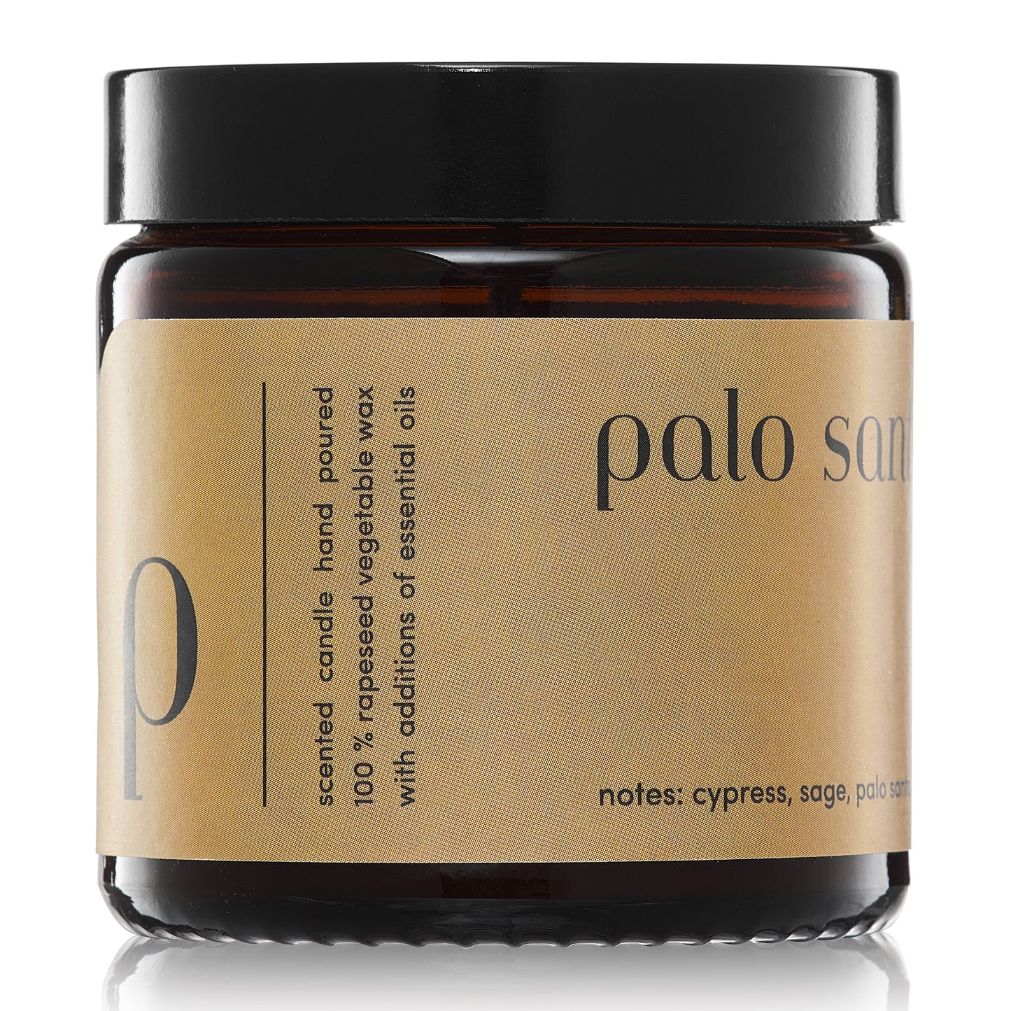 "Palo Santo" scented candle 100% natural rapeseed wax 120g