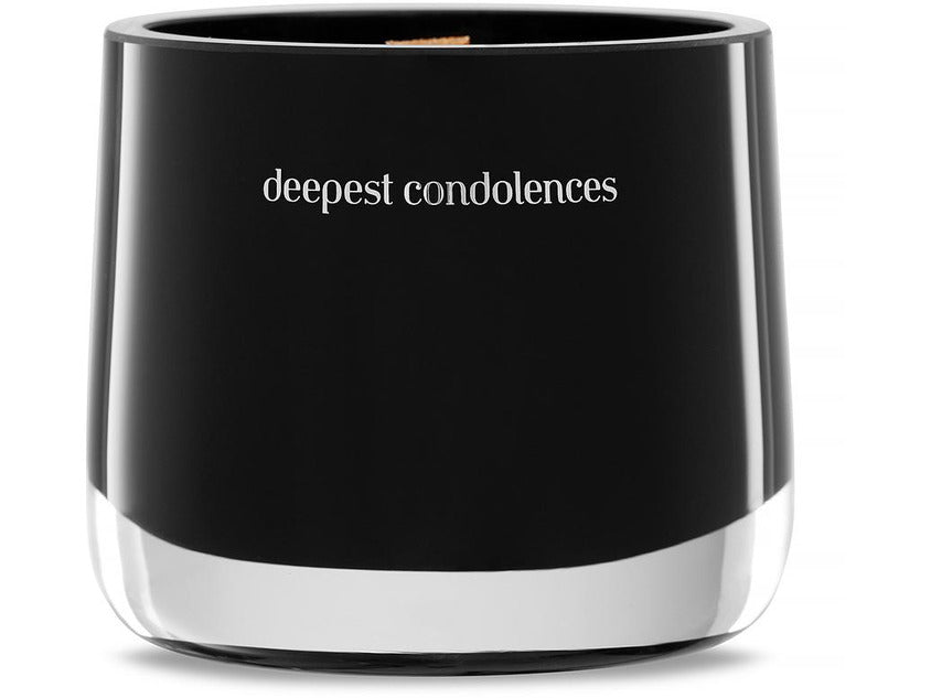 black message candle