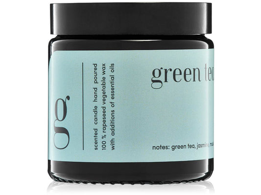 Scented candle minimal Green Tea