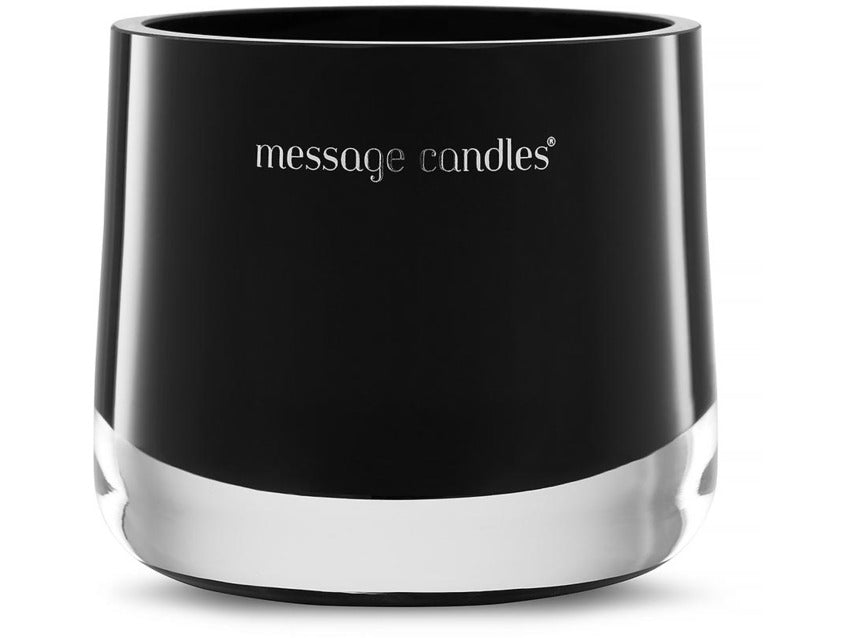 black message candle