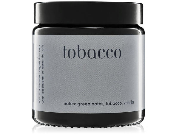 Scented candle minimal Tobacco