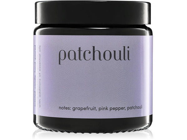 Scented candle minimal Patchouli