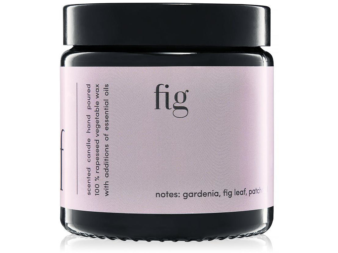 "Fig" scented candle 100% natural rapeseed wax 120g