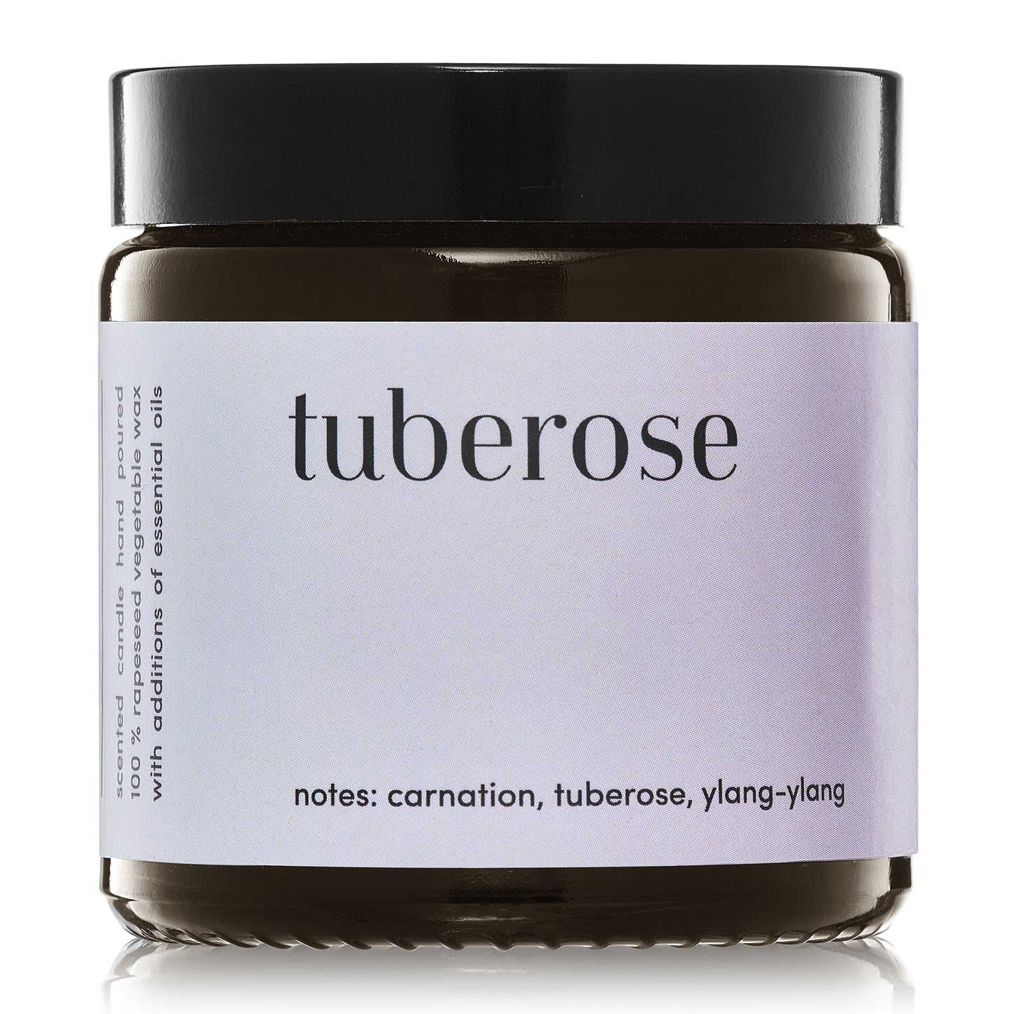 "Tuberose" scented candle 100% natural rapeseed wax 120g